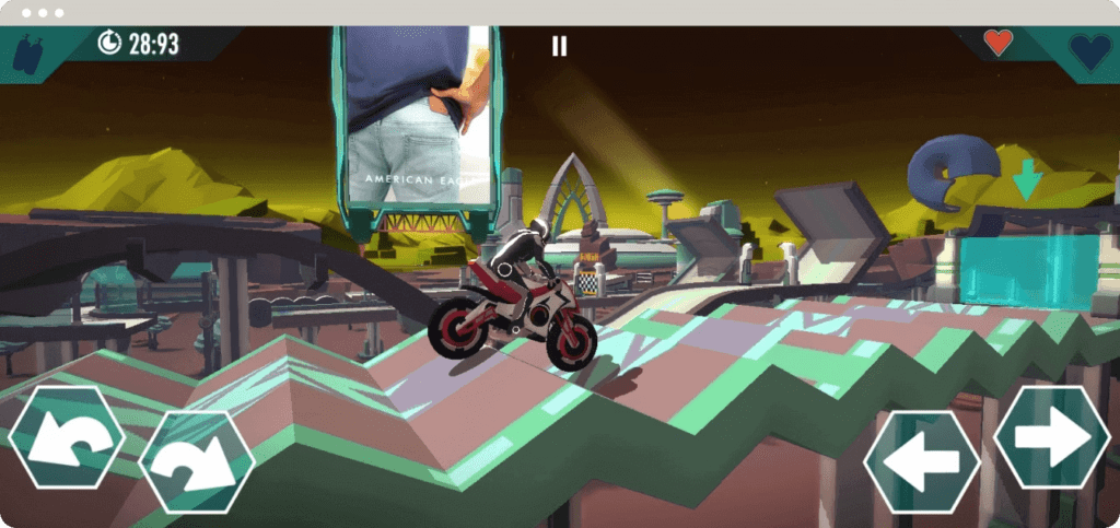 In-game ad example