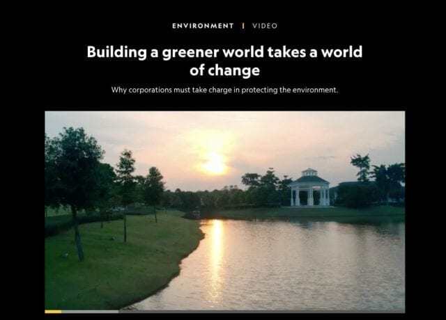 native advertising example EcoWorld